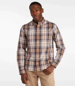 Discount L.L.Bean "Men's Signature Stretch Poplin Shirt, Long-Sleeve, Slim Fit"