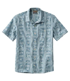 Shop L.L.Bean "Men's Signature Vacationland Shirt, Short-Sleeve, Slim Fit"