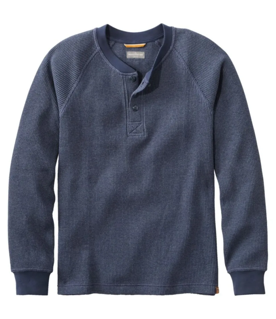 Best Sale L.L.Bean "Men's Signature Waffle Henley"