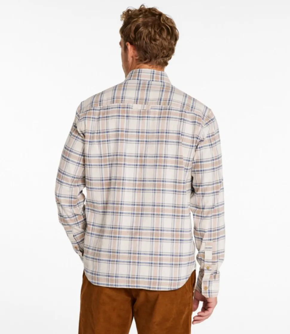Online L.L.Bean "Men's Stonecoast Hemp Shirt, Long-Sleeve, Slightly Fitted Untucked Fit"