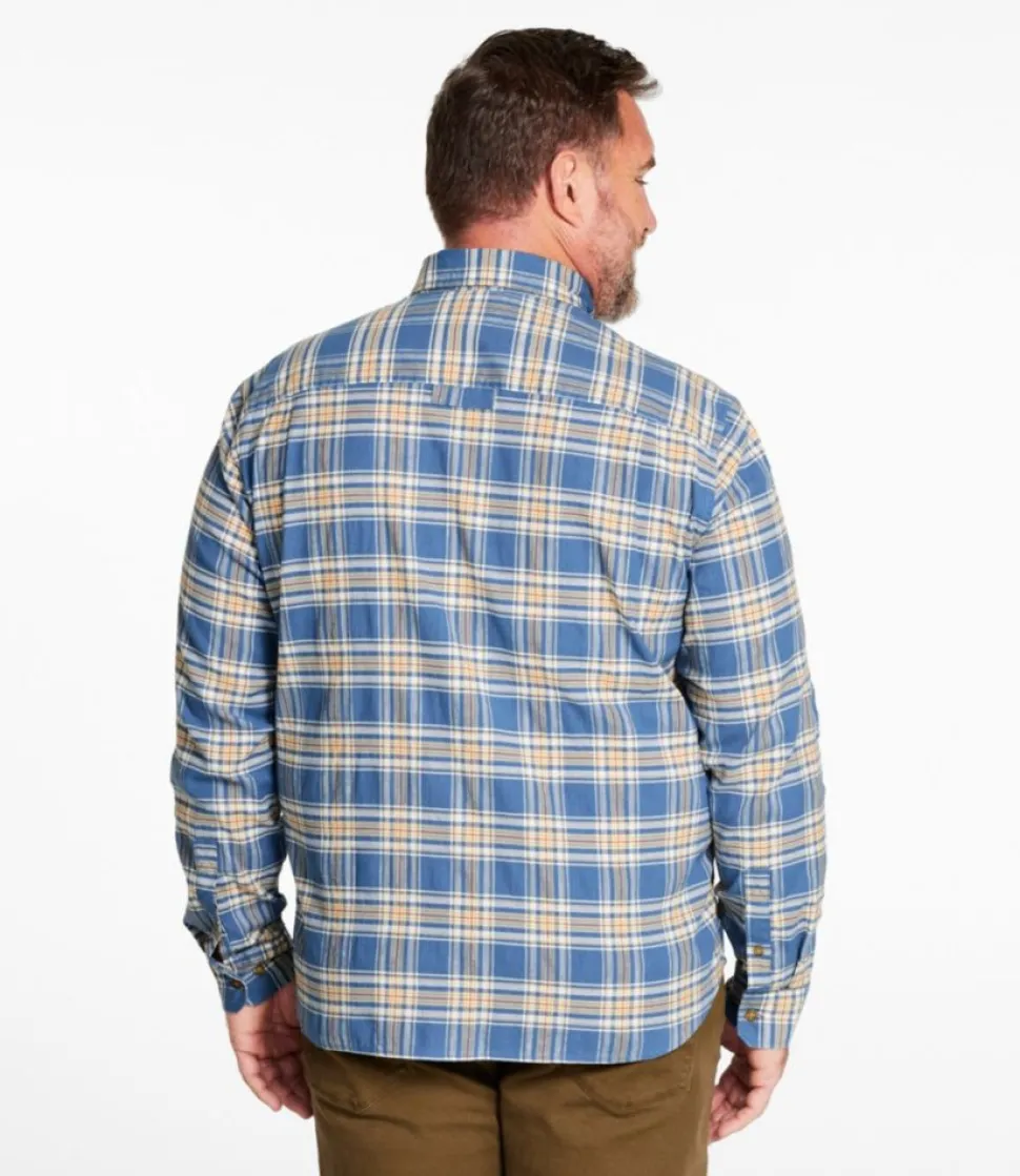 Online L.L.Bean "Men's Stonecoast Hemp Shirt, Long-Sleeve, Slightly Fitted Untucked Fit"
