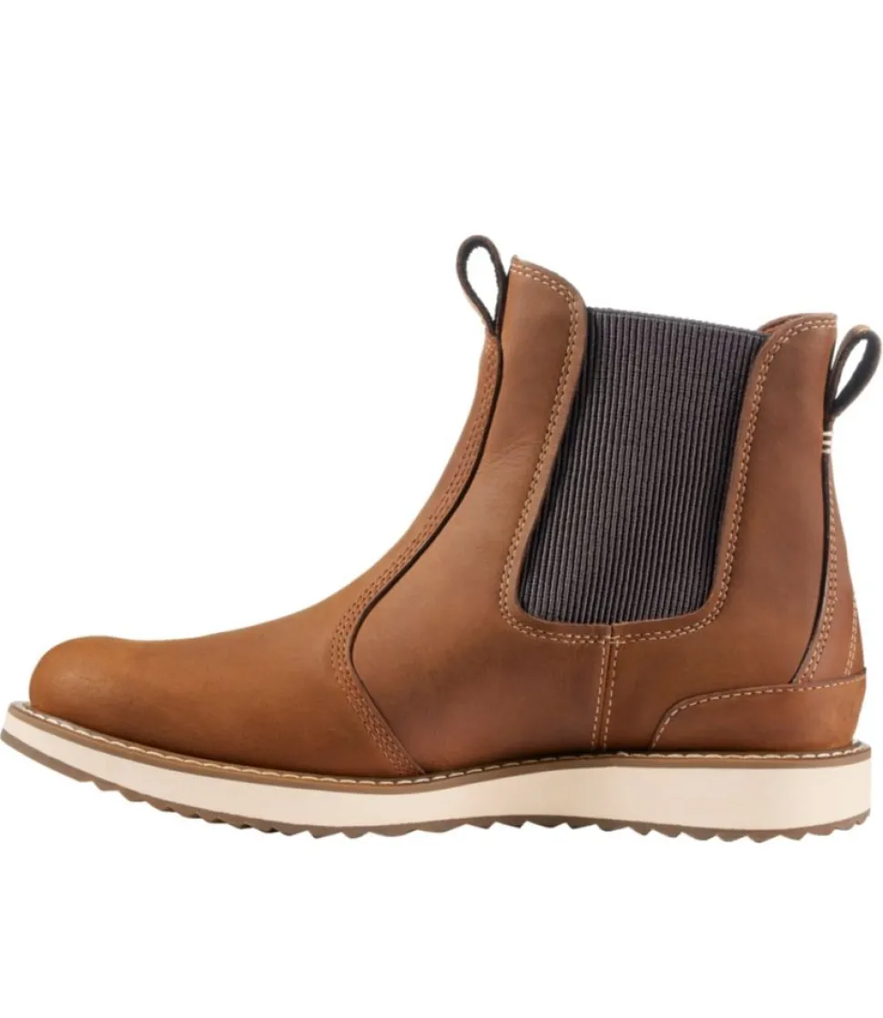 Best Sale L.L.Bean "Men's Stonington Chelsea Boots, Leather" DarkOakwood