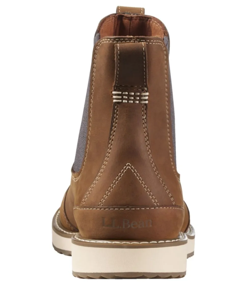 Best Sale L.L.Bean "Men's Stonington Chelsea Boots, Leather" DarkOakwood