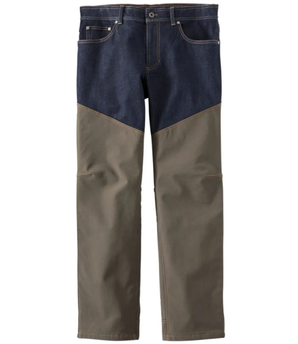 Clearance L.L.Bean "Men's Stretch Briar Jeans" DarkIndigo/DarkAsh
