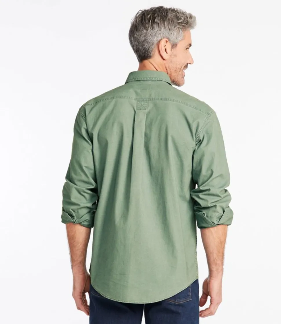 Cheap L.L.Bean "Men's Sunwashed Canvas Shirt, Traditional Fit"
