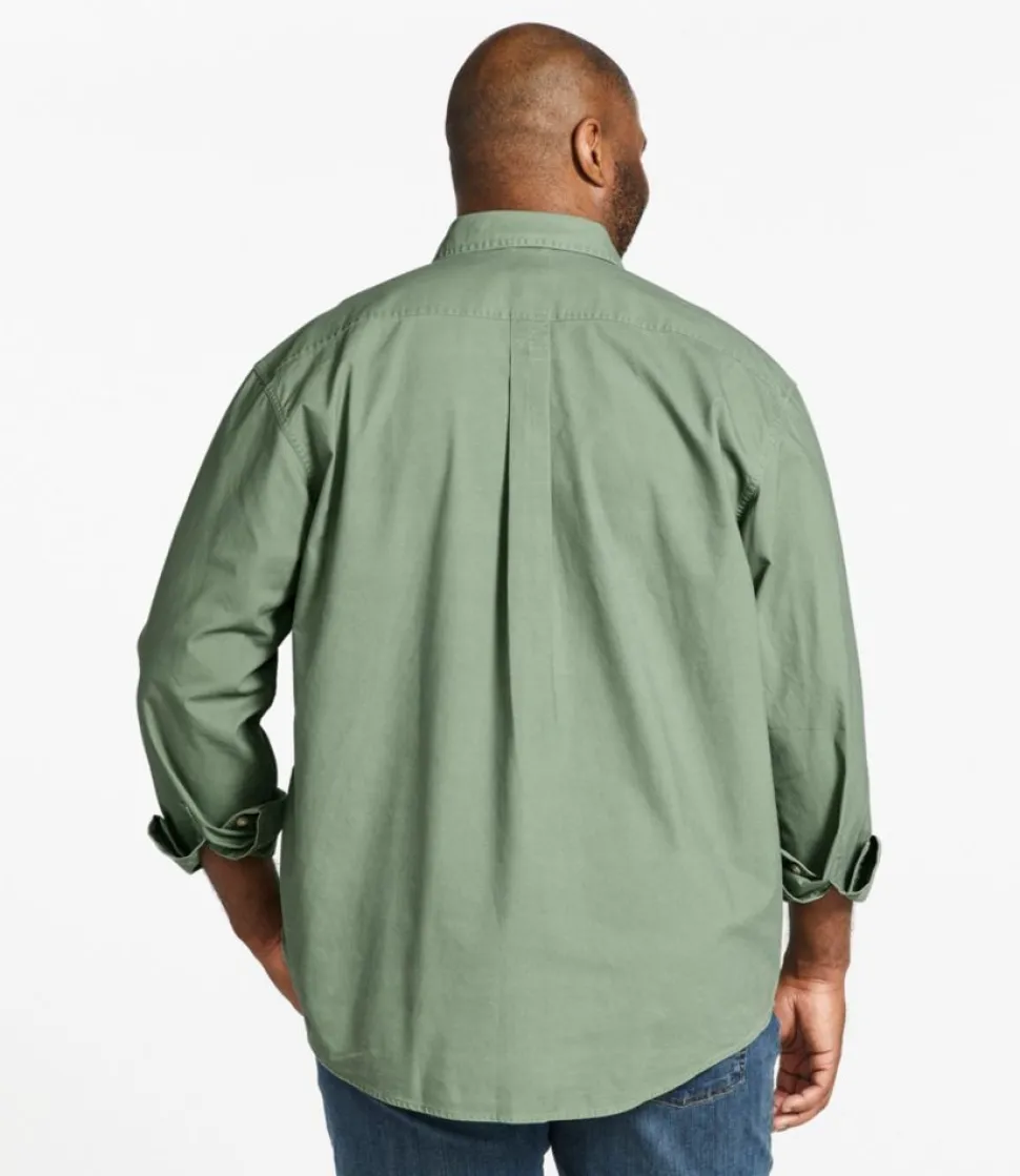 Cheap L.L.Bean "Men's Sunwashed Canvas Shirt, Traditional Fit"