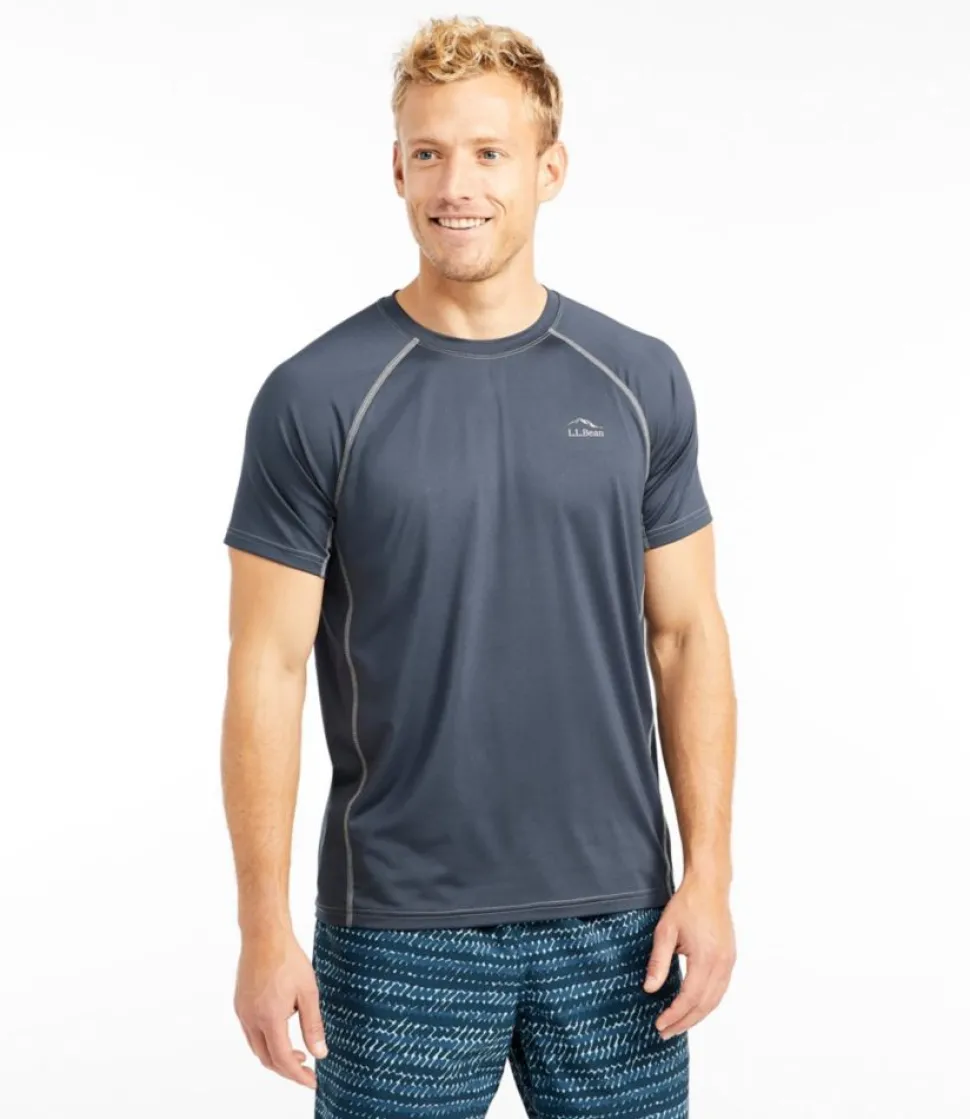 Sale L.L.Bean "Men's Swift River Cooling Sun Shirt, Short-Sleeve"