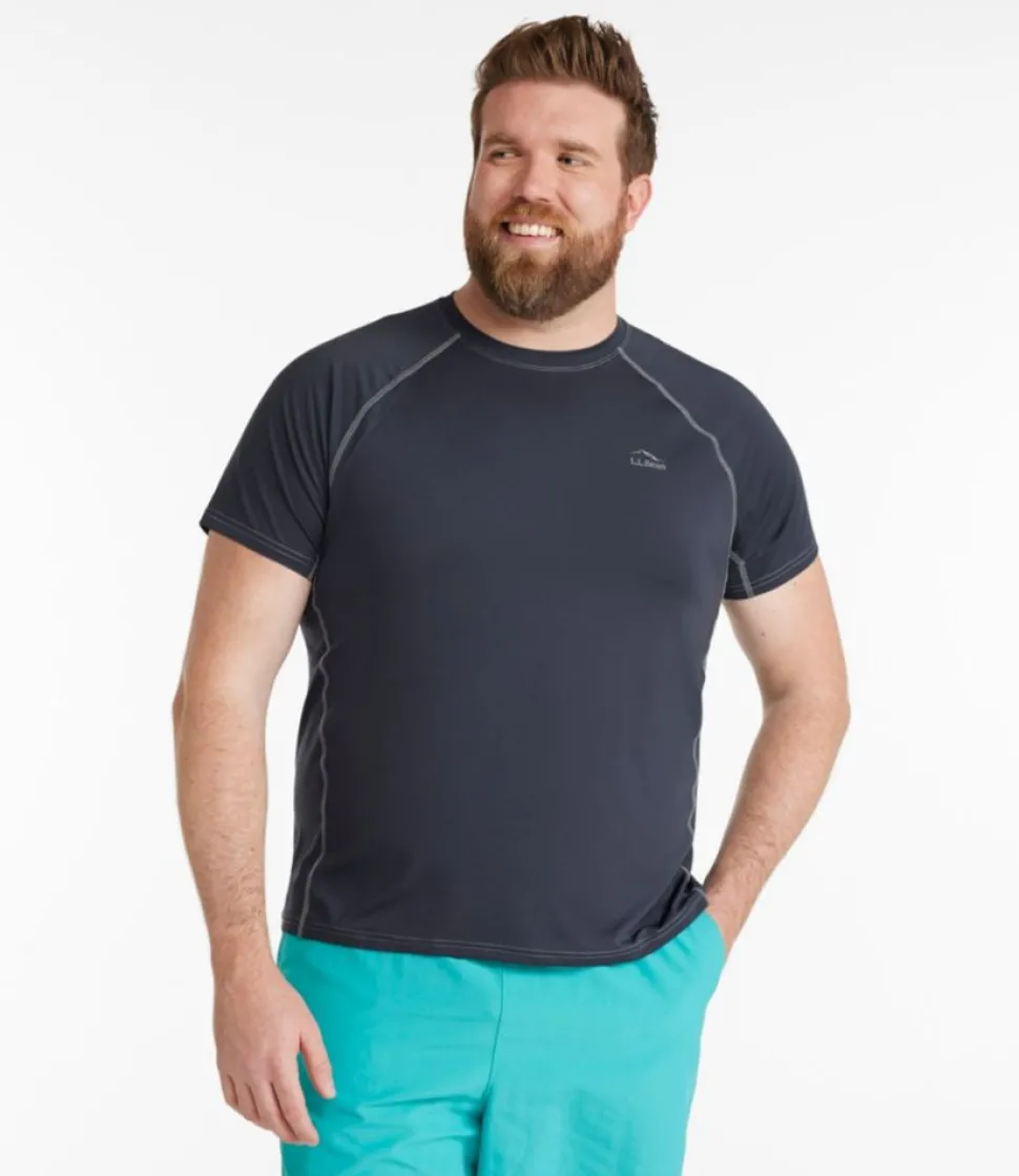 Sale L.L.Bean "Men's Swift River Cooling Sun Shirt, Short-Sleeve"