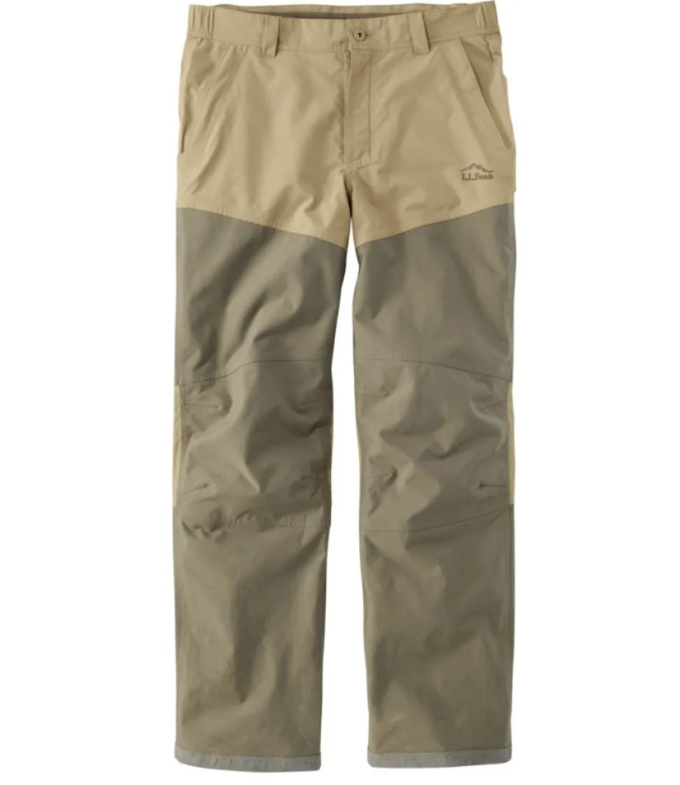 Sale L.L.Bean "Men's Tek Upland Waterproof Briar Pants" Ash/DarkMushroom