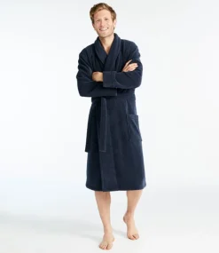 Online L.L.Bean "Men's Terry Cloth Organic Cotton Robe"