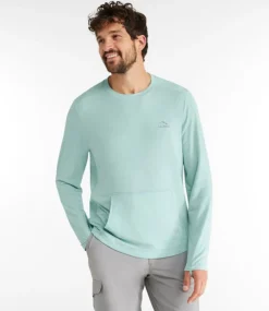 Hot L.L.Bean "Men's Tropicwear Comfort Crew, Long-Sleeve"