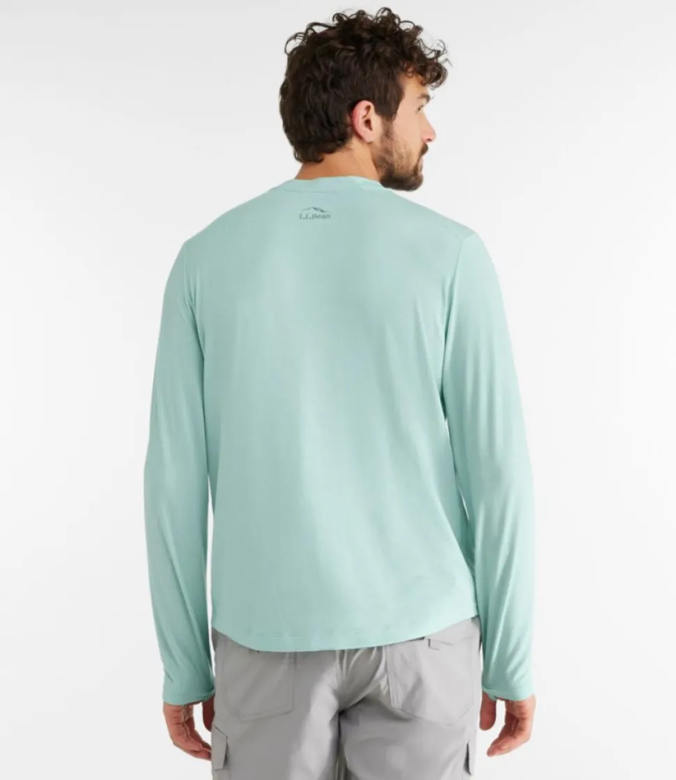 Hot L.L.Bean "Men's Tropicwear Comfort Crew, Long-Sleeve"