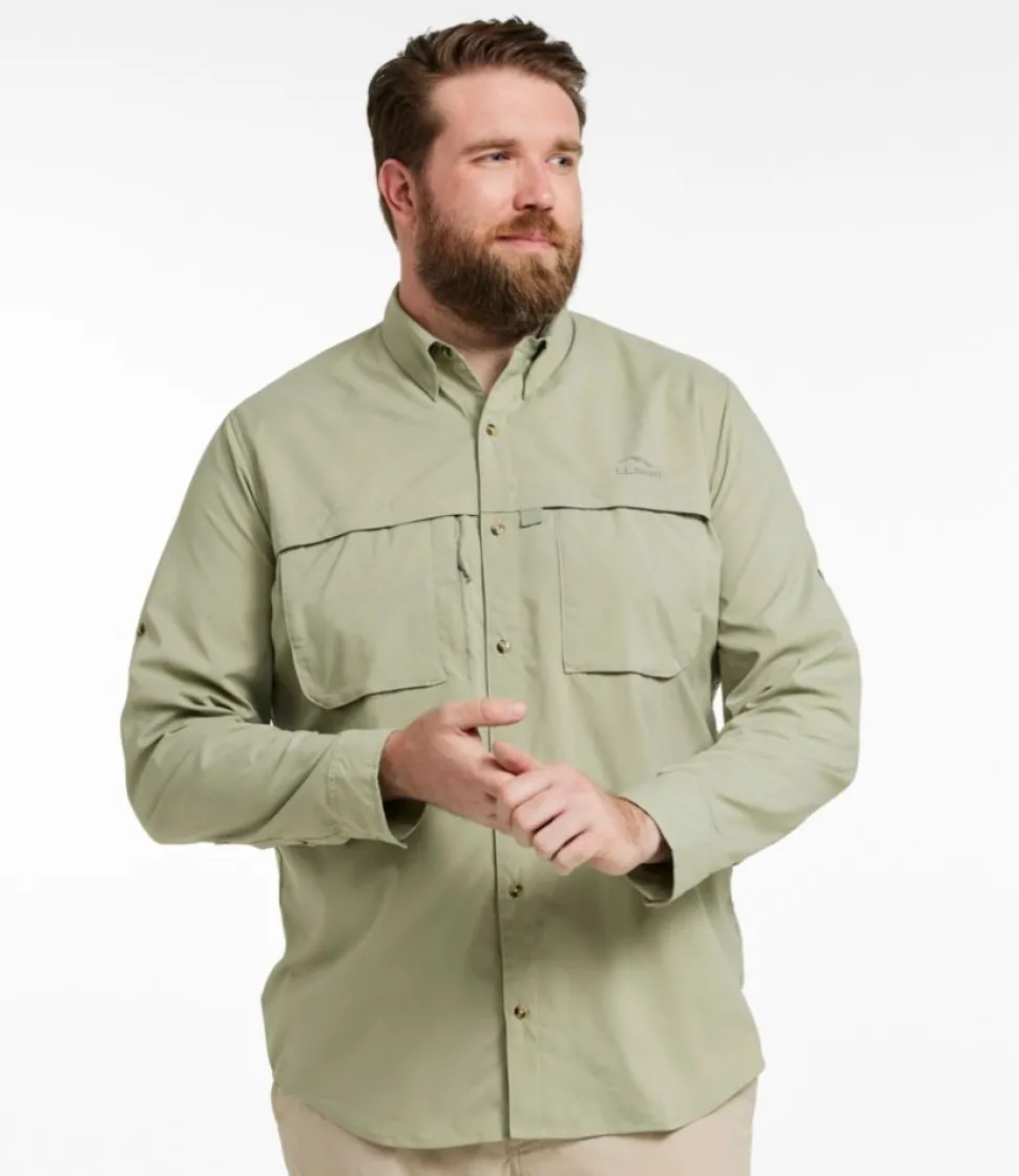 Fashion L.L.Bean "Men's Tropicwear Shirt, Long-Sleeve"