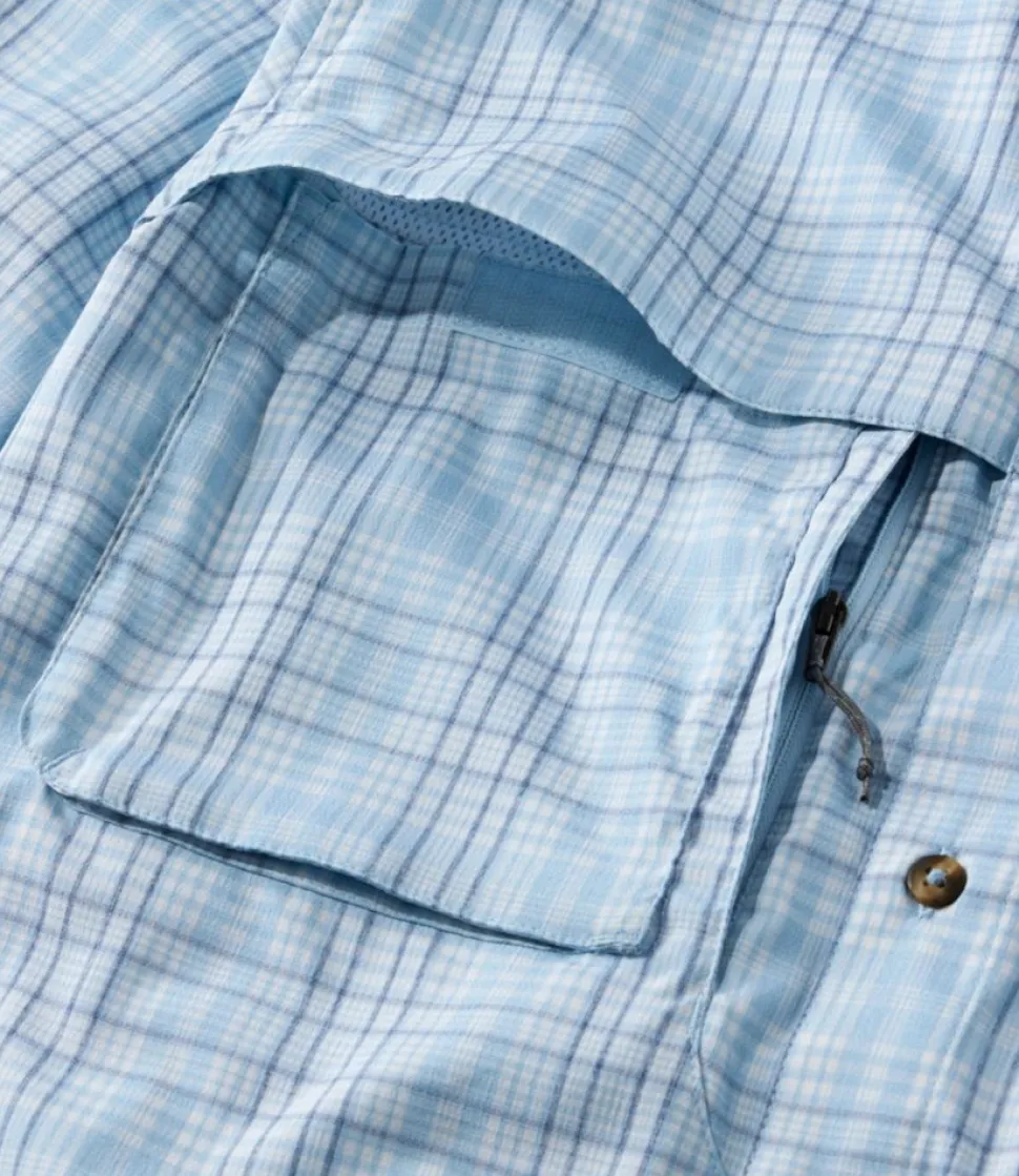 Cheap L.L.Bean "Men's Tropicwear Shirt, Plaid Long-Sleeve"