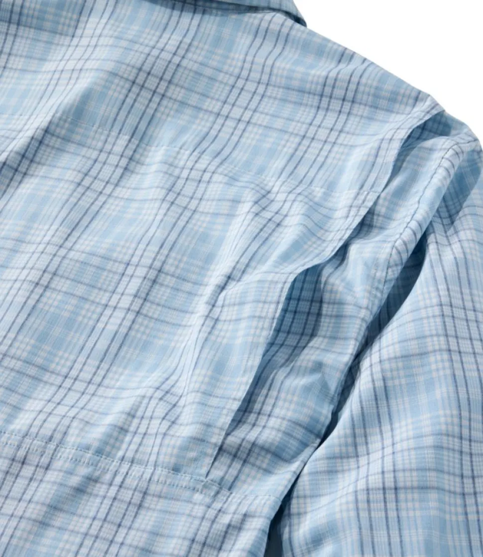 Cheap L.L.Bean "Men's Tropicwear Shirt, Plaid Long-Sleeve"