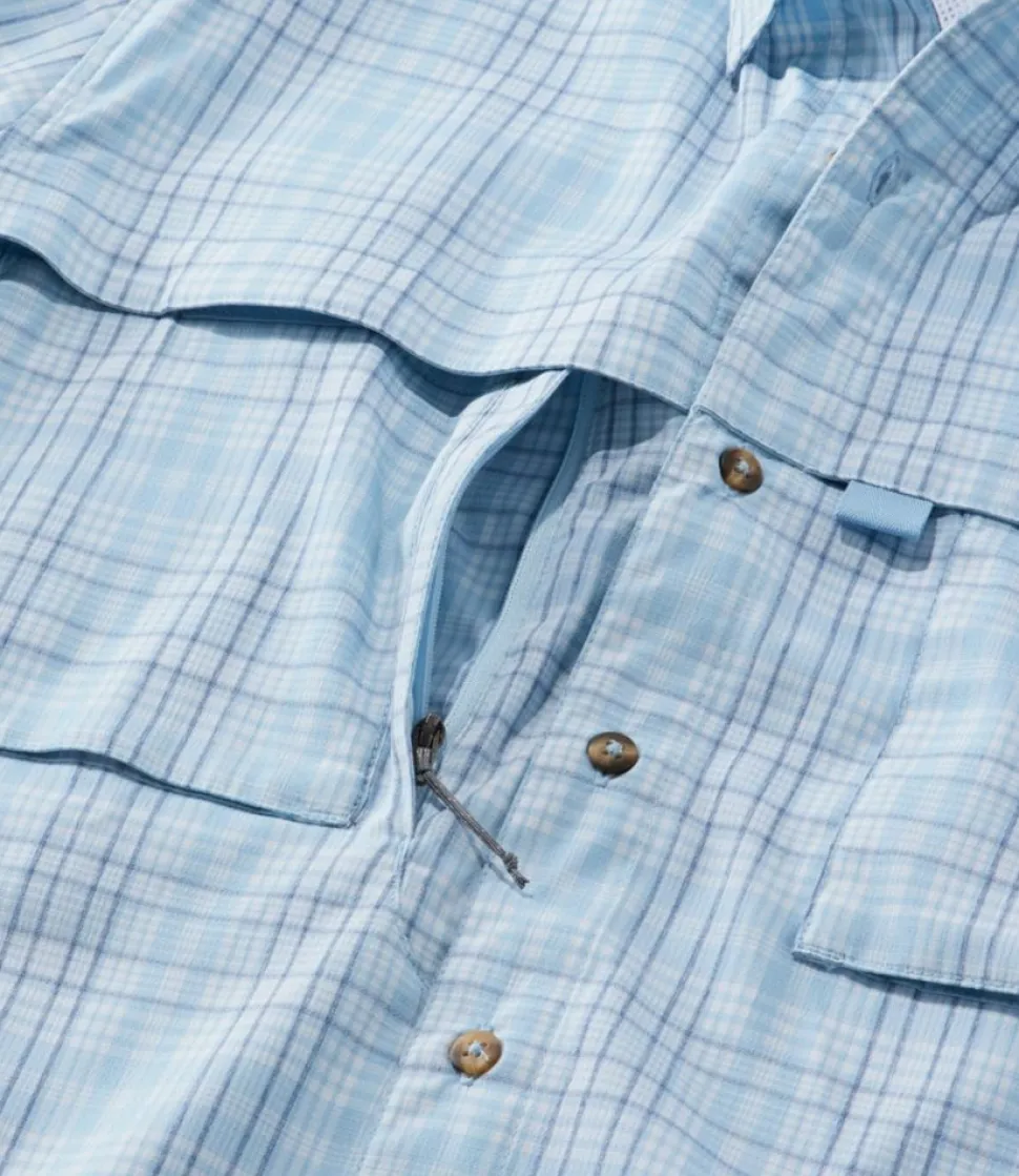 Online L.L.Bean "Men's Tropicwear Shirt, Plaid Short-Sleeve"