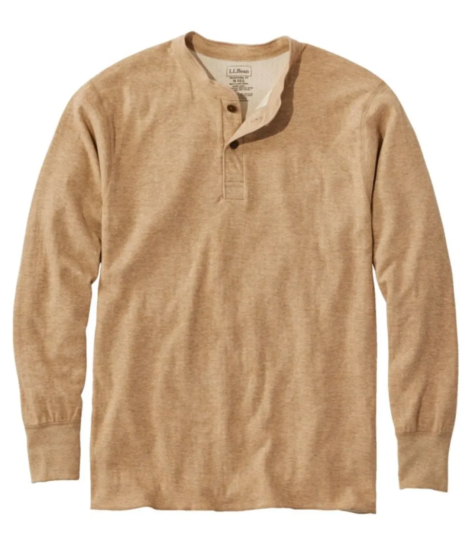 Flash Sale L.L.Bean "Men's Two-Layer River Driver's Shirt®, Traditional Fit Henley"