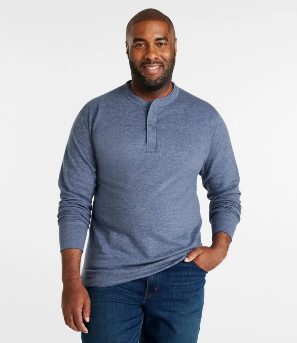 Flash Sale L.L.Bean "Men's Two-Layer River Driver's Shirt®, Traditional Fit Henley"
