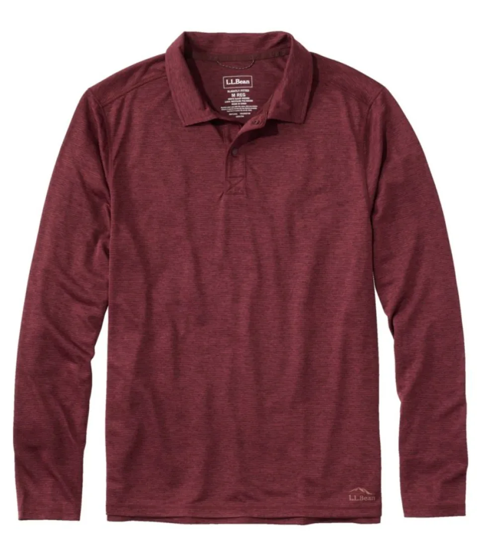 Best Sale L.L.Bean "Men's Ultralight Adventure Polo, Long-Sleeve"