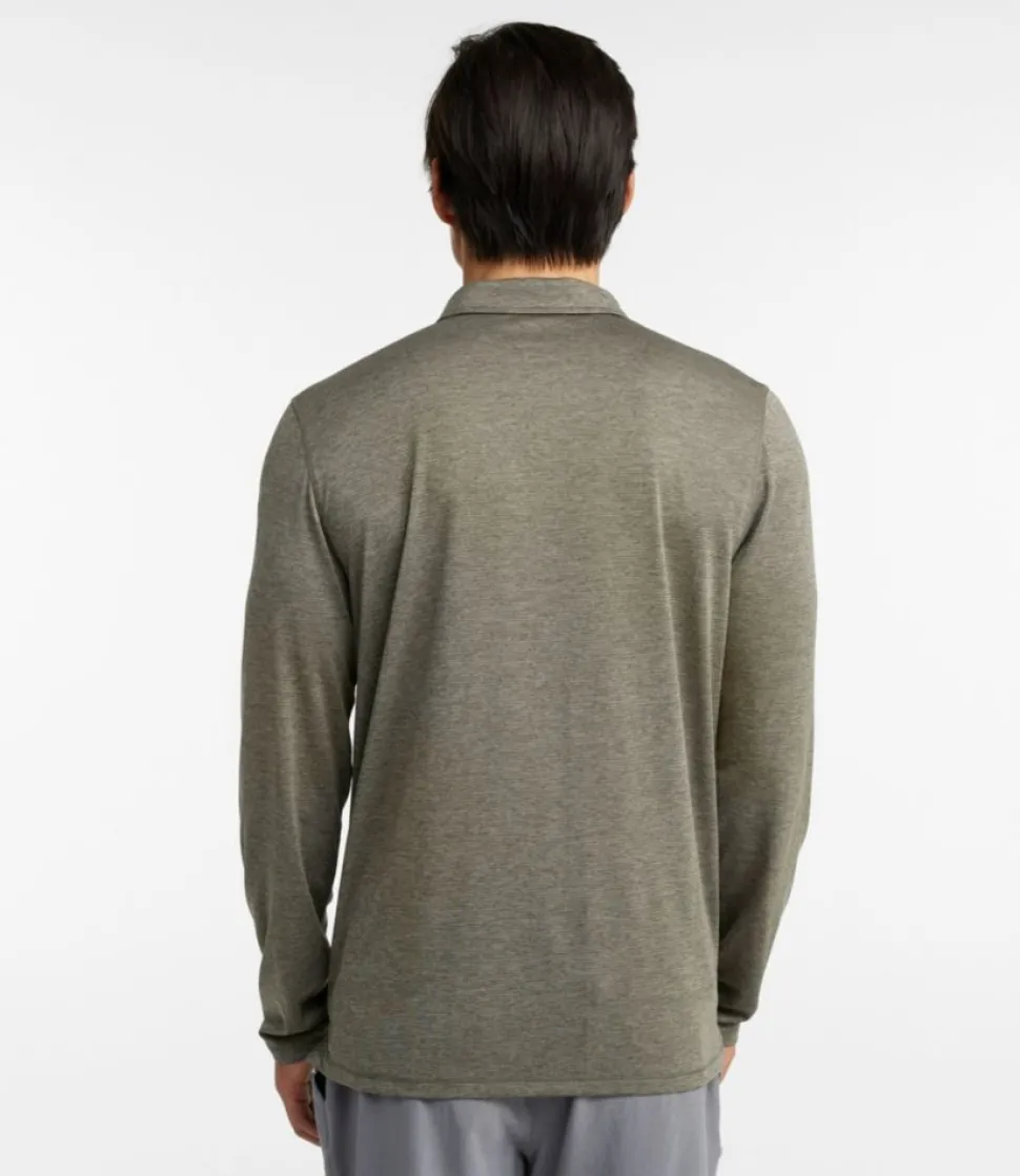 Best Sale L.L.Bean "Men's Ultralight Adventure Polo, Long-Sleeve"
