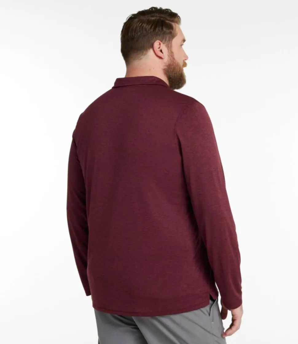 Best Sale L.L.Bean "Men's Ultralight Adventure Polo, Long-Sleeve"