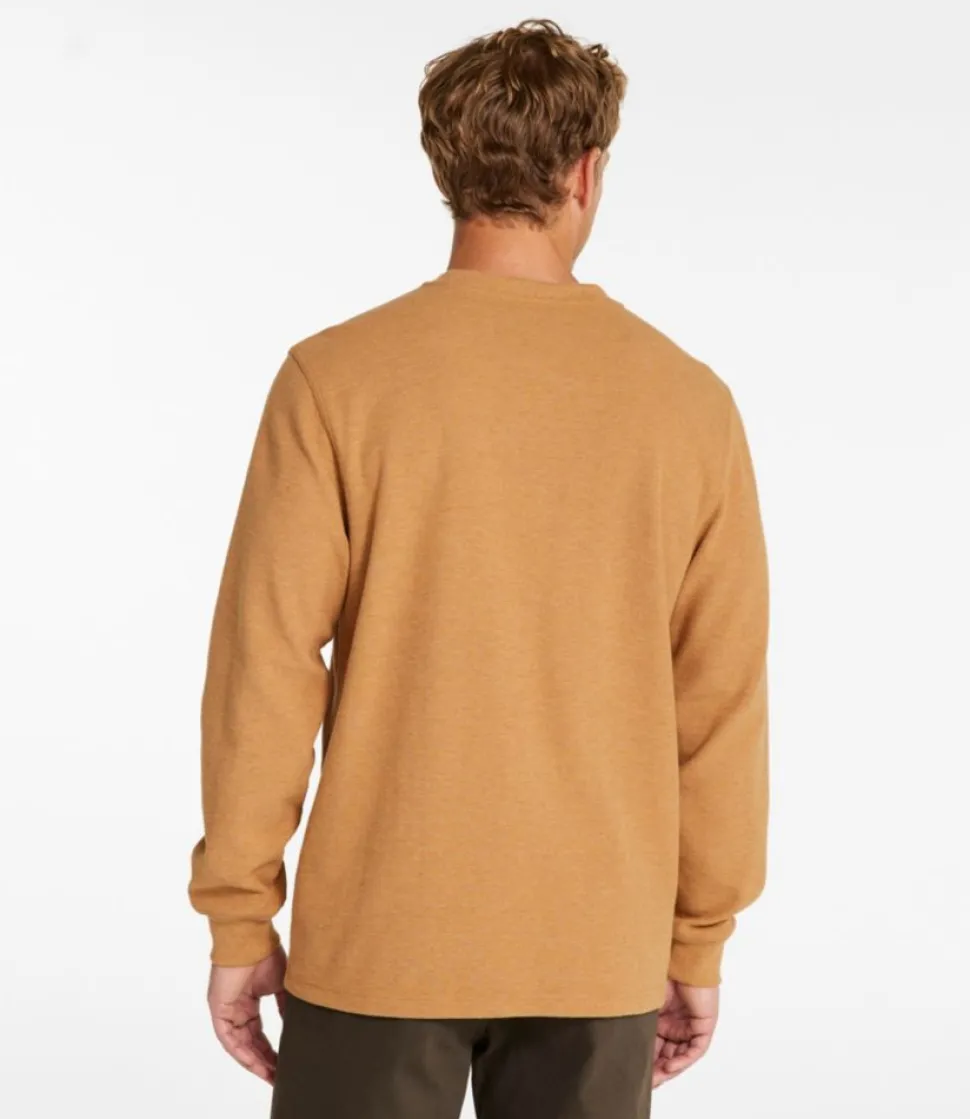 Best L.L.Bean "Men's Unshrinkable Mini-Waffle Henley, Long-Sleeve Traditional Fit"