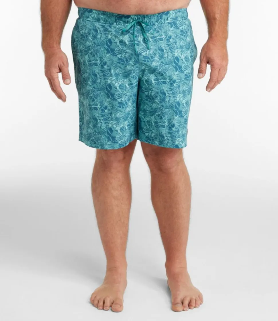 Shop L.L.Bean "Men's Vacationland Stretch Swim Trunks, Print, 8""