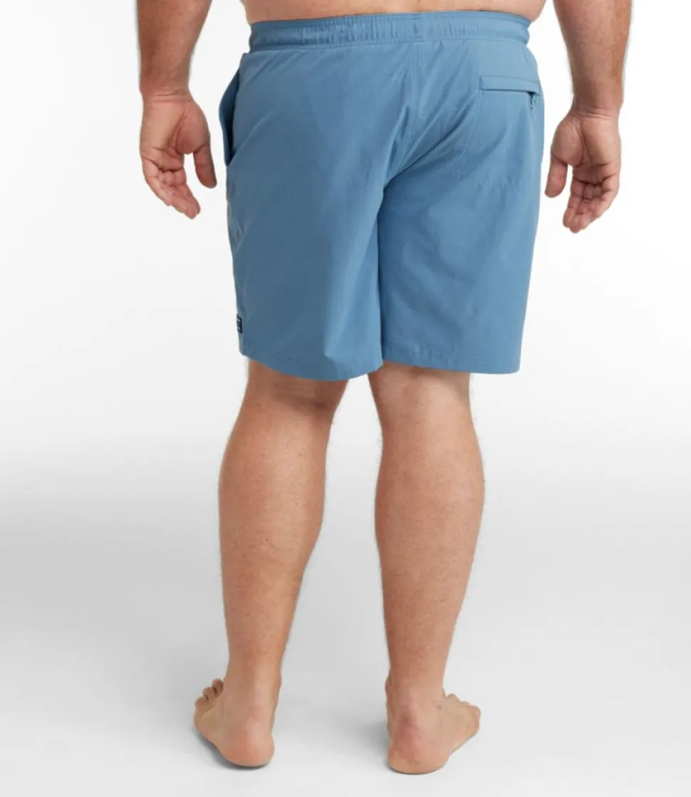 Shop L.L.Bean "Men's Vacationland Stretch Swim Trunks, 8"" BaysideBlue