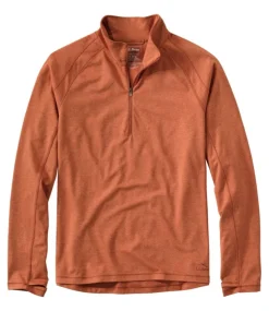 Fashion L.L.Bean "Men's VentureSoft Pullover, Quarter-Zip" TeakMarl