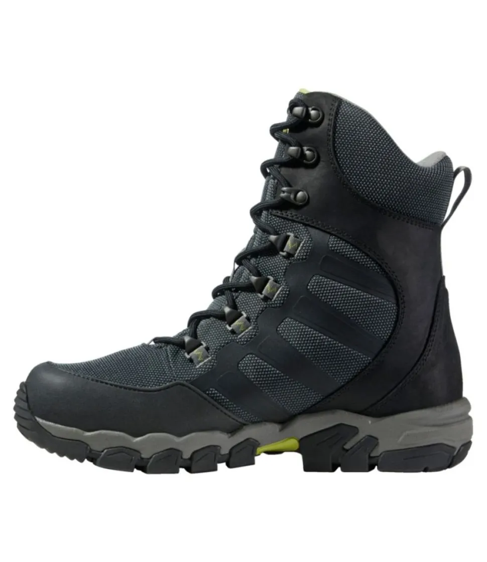 Best Sale L.L.Bean "Men's Weather Challenger Insulated Boots" Black/DarkCitron