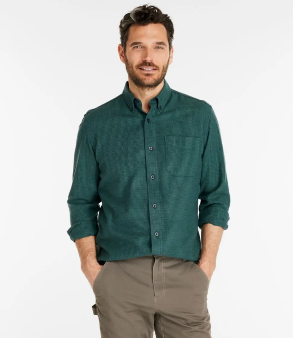 Flash Sale L.L.Bean "Men's Wicked Good Flannel Shirt, Slightly Fitted, Houndstooth"