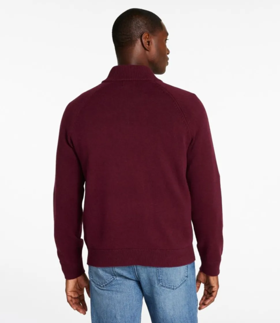 Best L.L.Bean "Men's Wicked Soft Cotton/Cashmere Sweaters, Quarter-Zip"