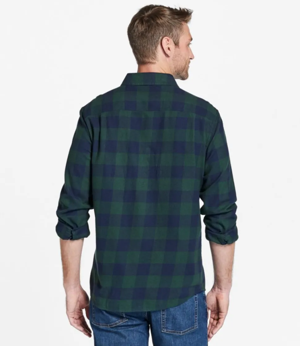 Flash Sale L.L.Bean "Men's Wicked Soft Flannel Shirt, Slightly Fitted Untucked Fit"