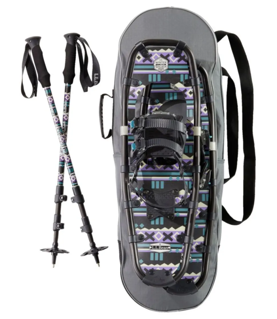 Online L.L.Bean "Men's Winter Walker Snowshoe Package"