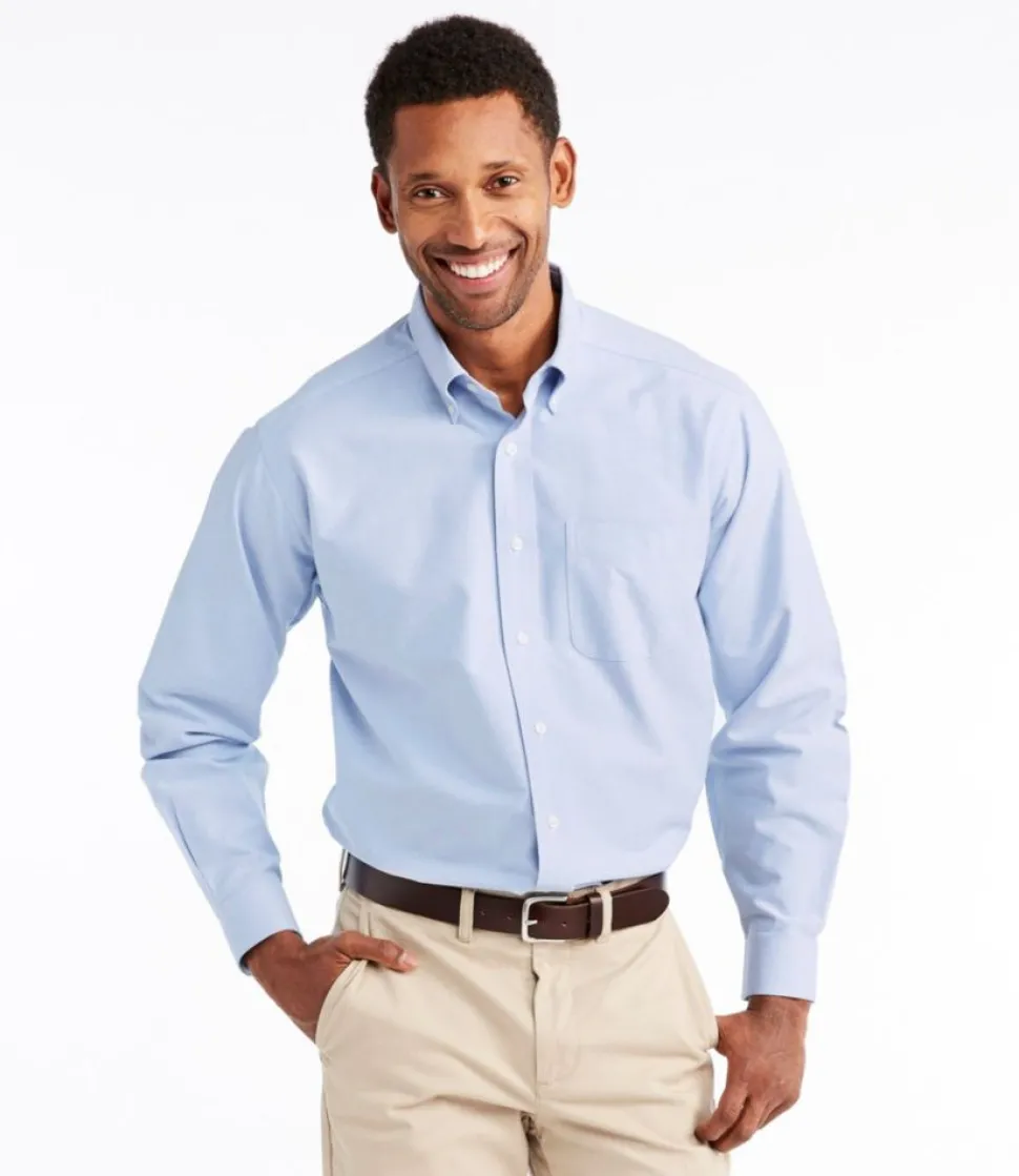 Online L.L.Bean "Men's Wrinkle-Free Classic Oxford Cloth Shirt, Traditional Fit"