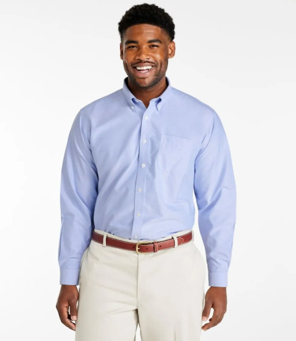 Online L.L.Bean "Men's Wrinkle-Free Classic Oxford Cloth Shirt, Traditional Fit"
