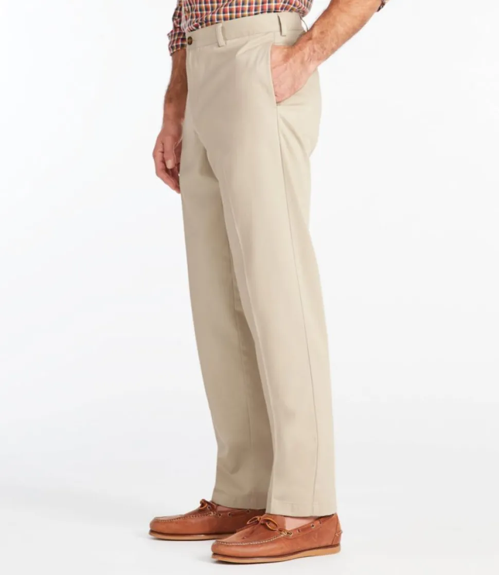 Hot L.L.Bean "Men's Wrinkle-Free Double L® Chinos, Classic Fit, Plain Front"