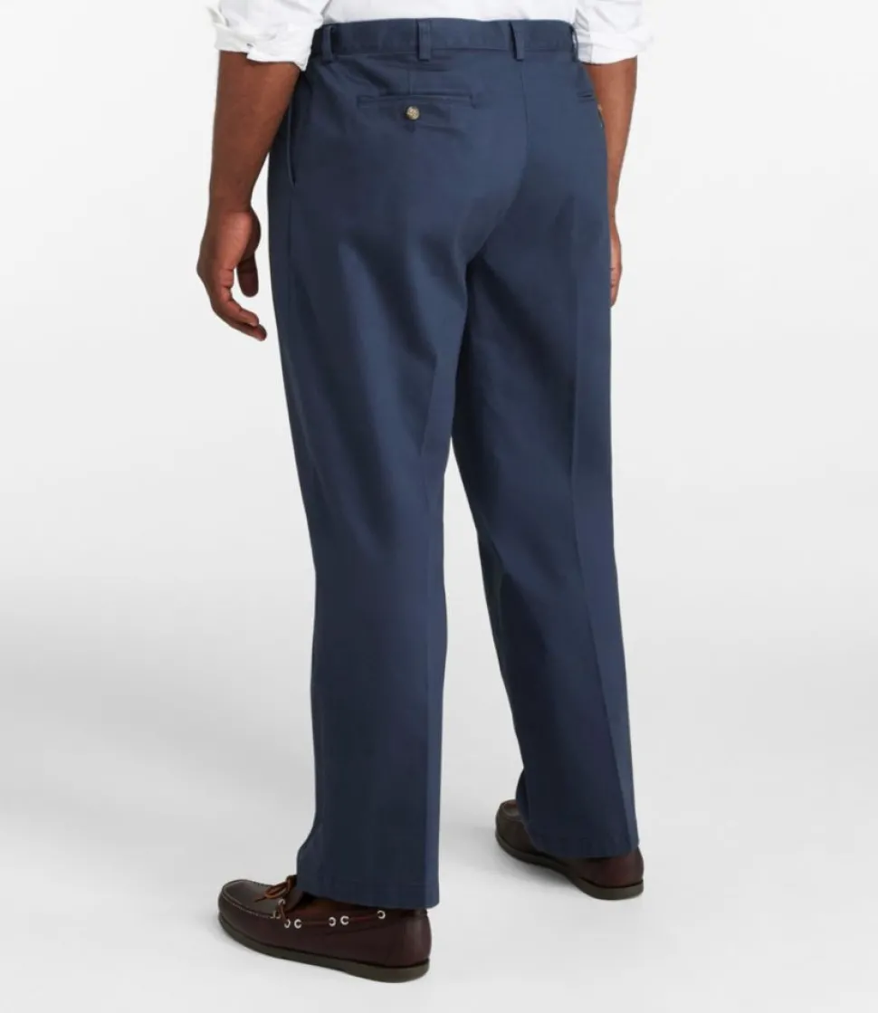 Clearance L.L.Bean "Men's Wrinkle-Free Double L® Chinos, Natural Fit, Hidden Comfort, Pleated"