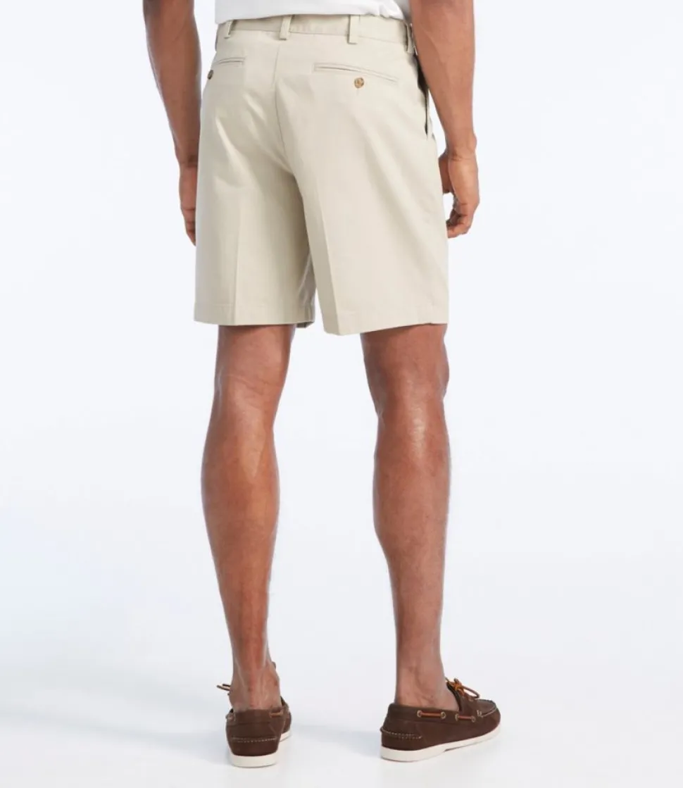 Cheap L.L.Bean "Men's Wrinkle-Free Double L® Chino Shorts, Natural Fit, Hidden Comfort Waist, 8""