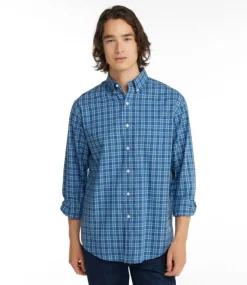 Best Sale L.L.Bean "Men's Wrinkle-Free Kennebunk Sport Shirt, Traditional Fit Check"
