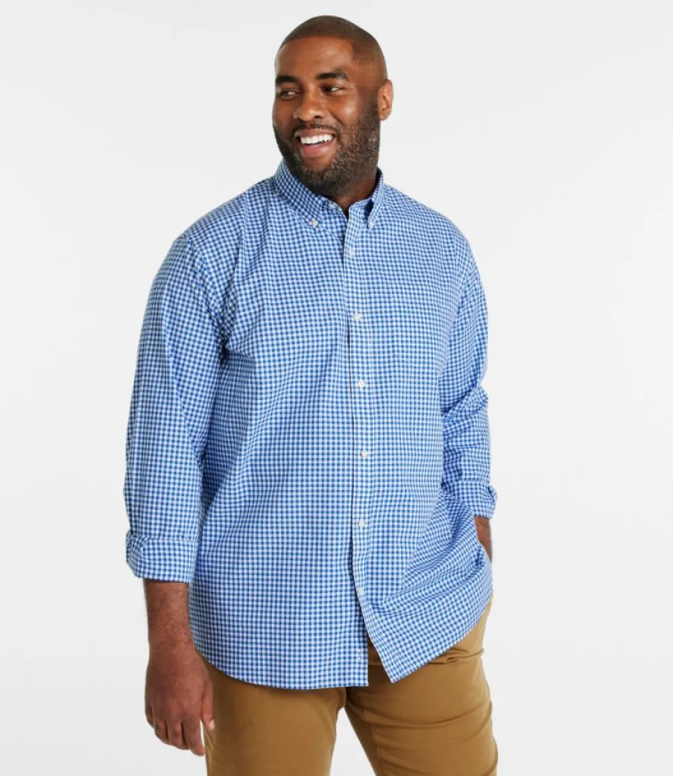 Best Sale L.L.Bean "Men's Wrinkle-Free Kennebunk Sport Shirt, Traditional Fit Check"