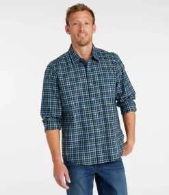 Clearance L.L.Bean "Men's Wrinkle-Free Ultrasoft Brushed Cotton Shirt, Long-Sleeve, Traditional Untucked Fit"