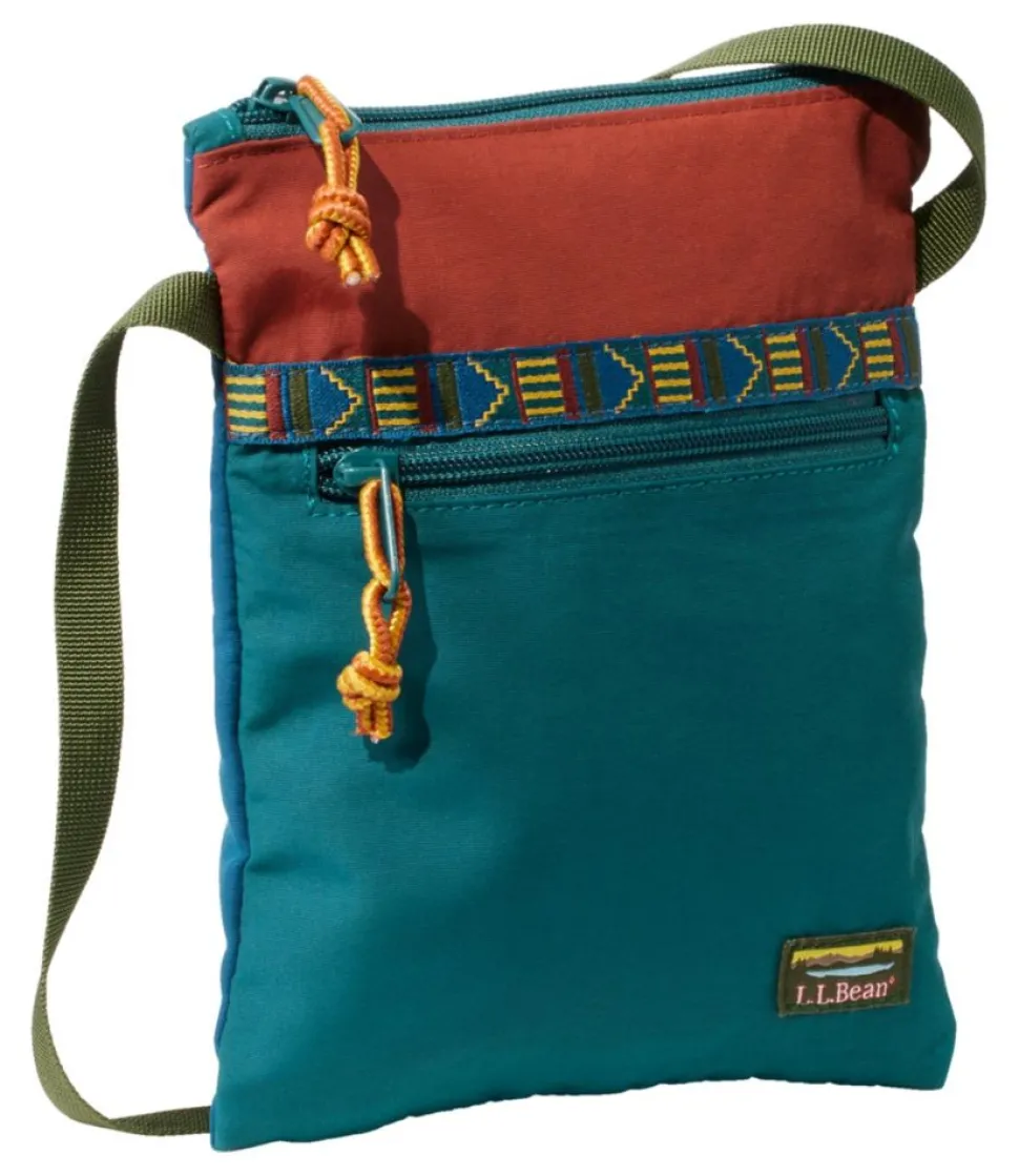 Clearance L.L.Bean "Mountain Classic Crossbody Bag, Multi" Spruce/TuscanOlive