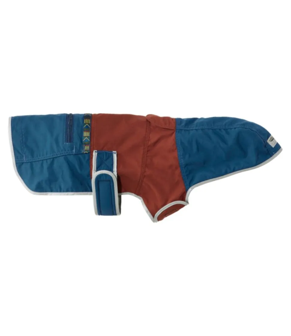 Best Sale L.L.Bean "Mountain Classic Dog Anorak, Colorblock" DarkMarinerBlue