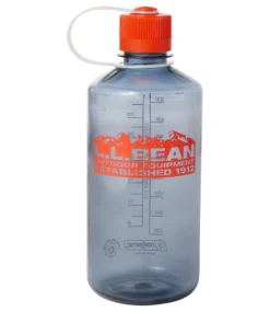 Cheap L.L.Bean "Nalgene Sustain Narrow Mouth Water Bottle with Print, 32 oz." Charcoal/OutdoorEquipment