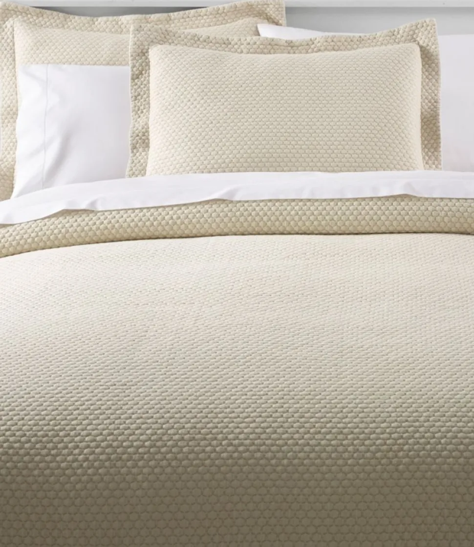 Shop L.L.Bean "Organic Honeycomb Matelassé Bedspread"