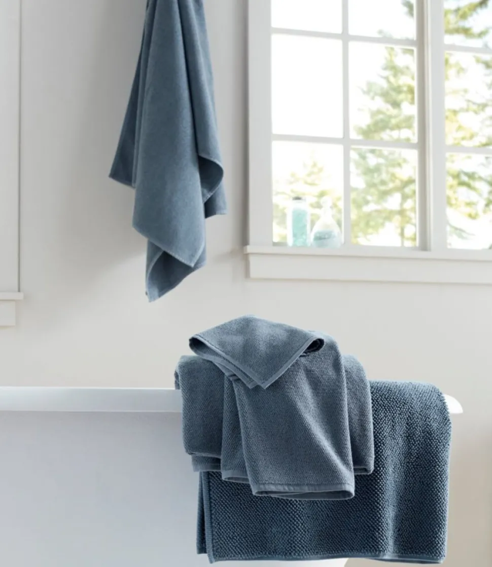 Fashion L.L.Bean "Organic Textured Cotton Towel"