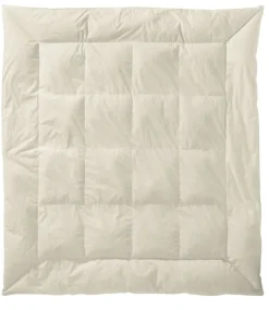 Sale L.L.Bean "Permabaffle Box Goose Down Comforter, Warm" Cream