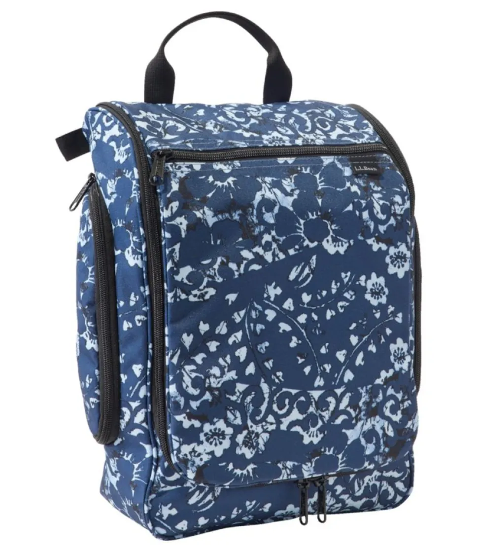Store L.L.Bean "Personal Organizer Toiletry Bag, Large, Print" NauticalNavyPatchwork