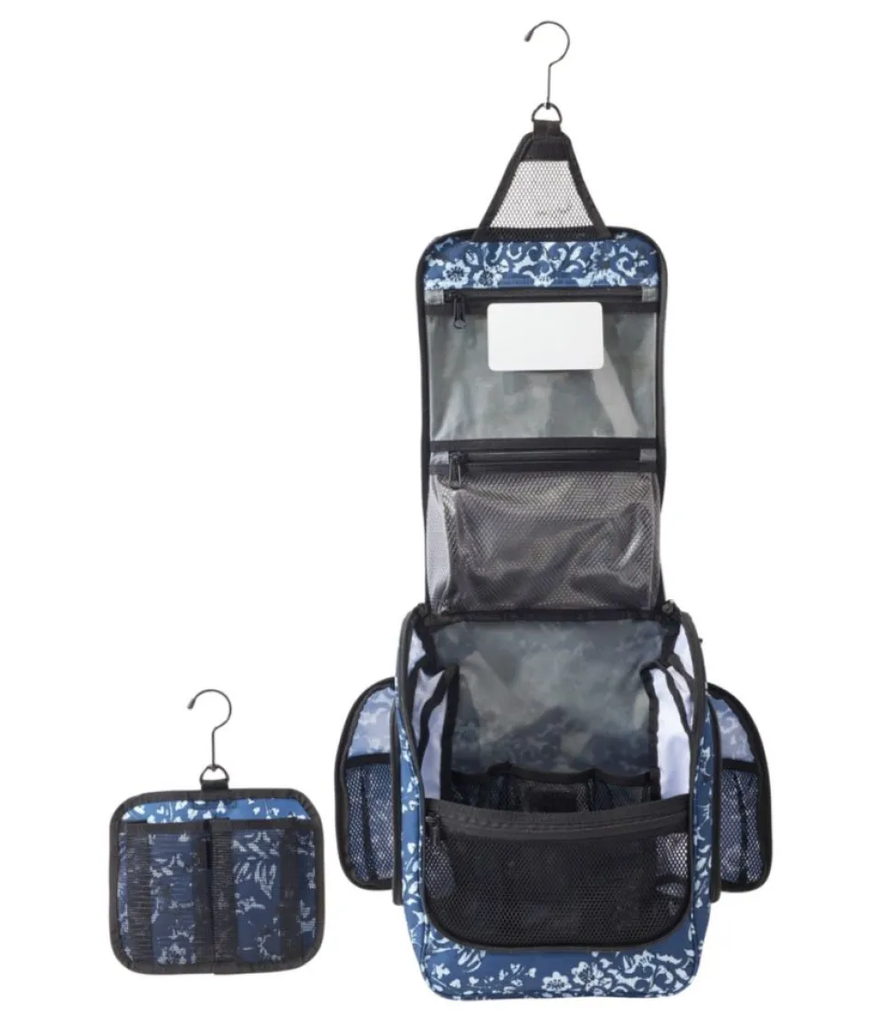 Store L.L.Bean "Personal Organizer Toiletry Bag, Large, Print" NauticalNavyPatchwork